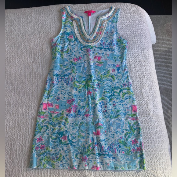 Lily Pulitzer Harper Shift Dress in What a Lovely Place Size Small - Picture 1 of 2